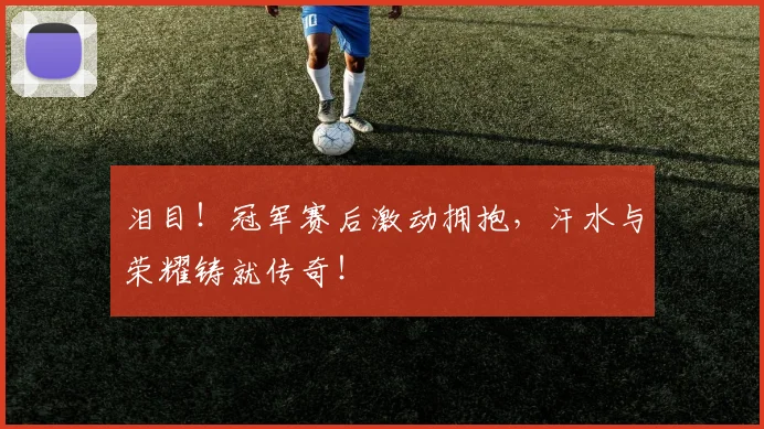 泪目!冠军赛后激动拥抱,汗水与荣耀铸就传奇!